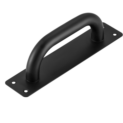 Hole-free metal door handles, minimalist stainless steel pull handles, household balcony sliding door surface-mounted wood handles