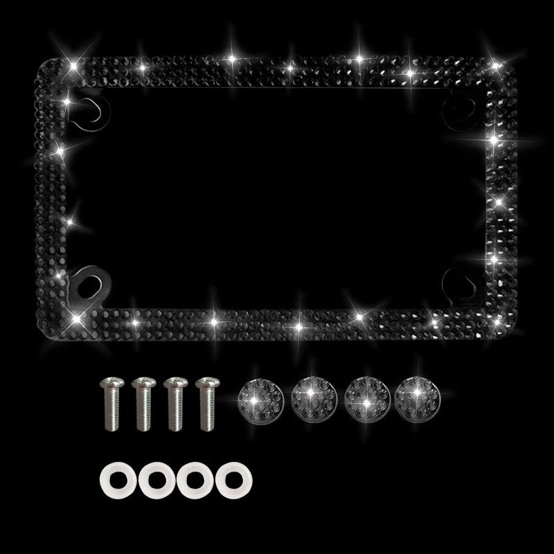 Motuoche – US Standard Motorcycle License plate holder/license plate holder - black