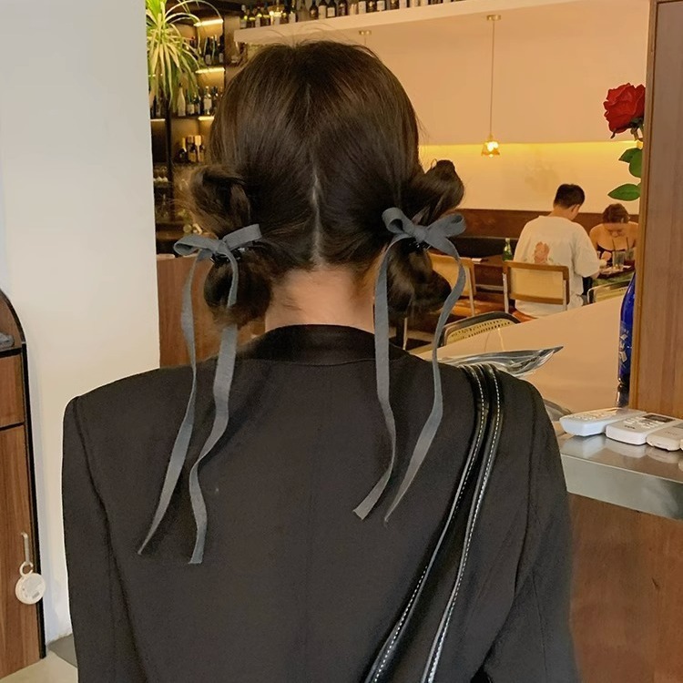 フレンチバレエ風蝶結びのリボンが付いています。甘い少女の高級感があります。|undefined