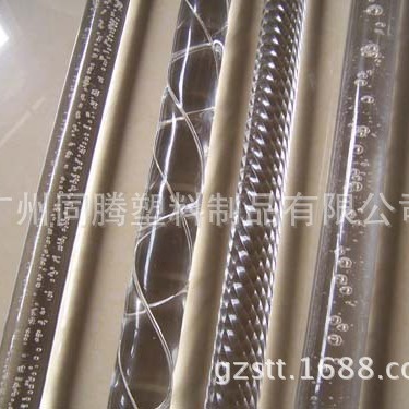 工厂供货有机玻璃棒高透明亚克力管棒 线条棒 PMMA气泡圆棒批发