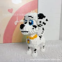 Совместим с строительными блоками LEGO из микрочастиц, модель для сборки домашних животных, собак и кошек, украшения, детские развивающие игрушки, оптовая продажа, трансграничная продажа