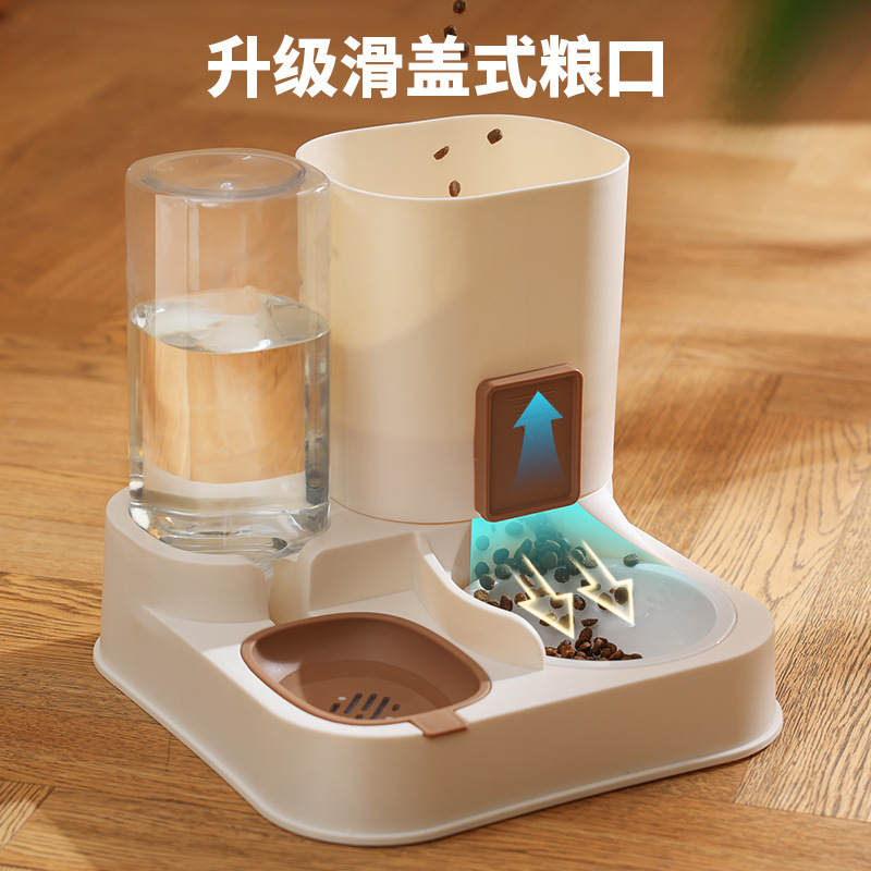 Máquina automática de alimentación y agua todo en uno, fuente de agua para mascotas, alimentador, dispensador de agua para gatos, tazón para perros, venta al por mayor transfronteriza