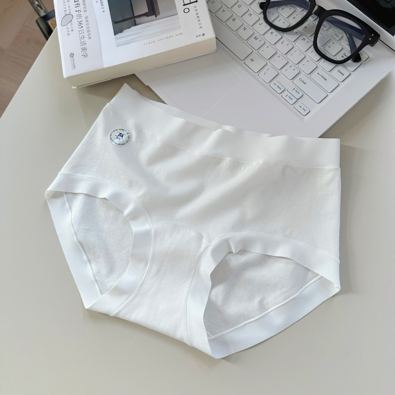 Clase 7A Xinjiang algodón de alta elasticidad sin costuras bolsa grande tridimensional cadera transpirable entrepierna de algodón puro cintura media mujer bóxer triángulo bragas de mujer