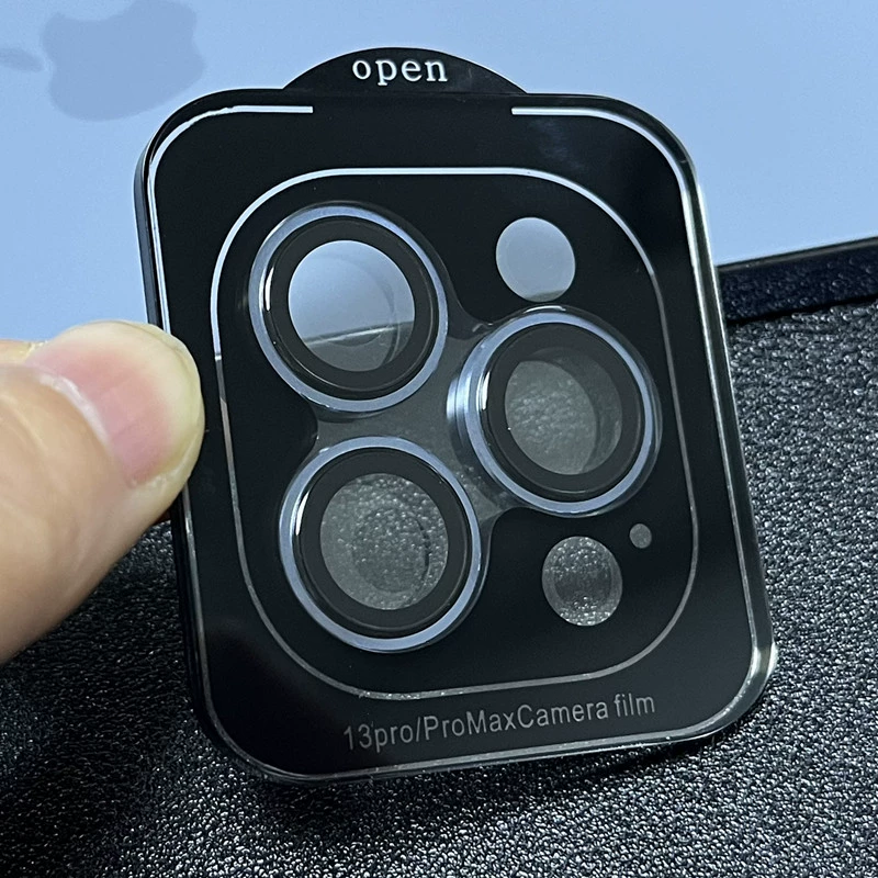 Camera Lens Protector (Apple) iPhone 17 / 17 Pro Max Compatible, Metal Ring, Geolocation Function