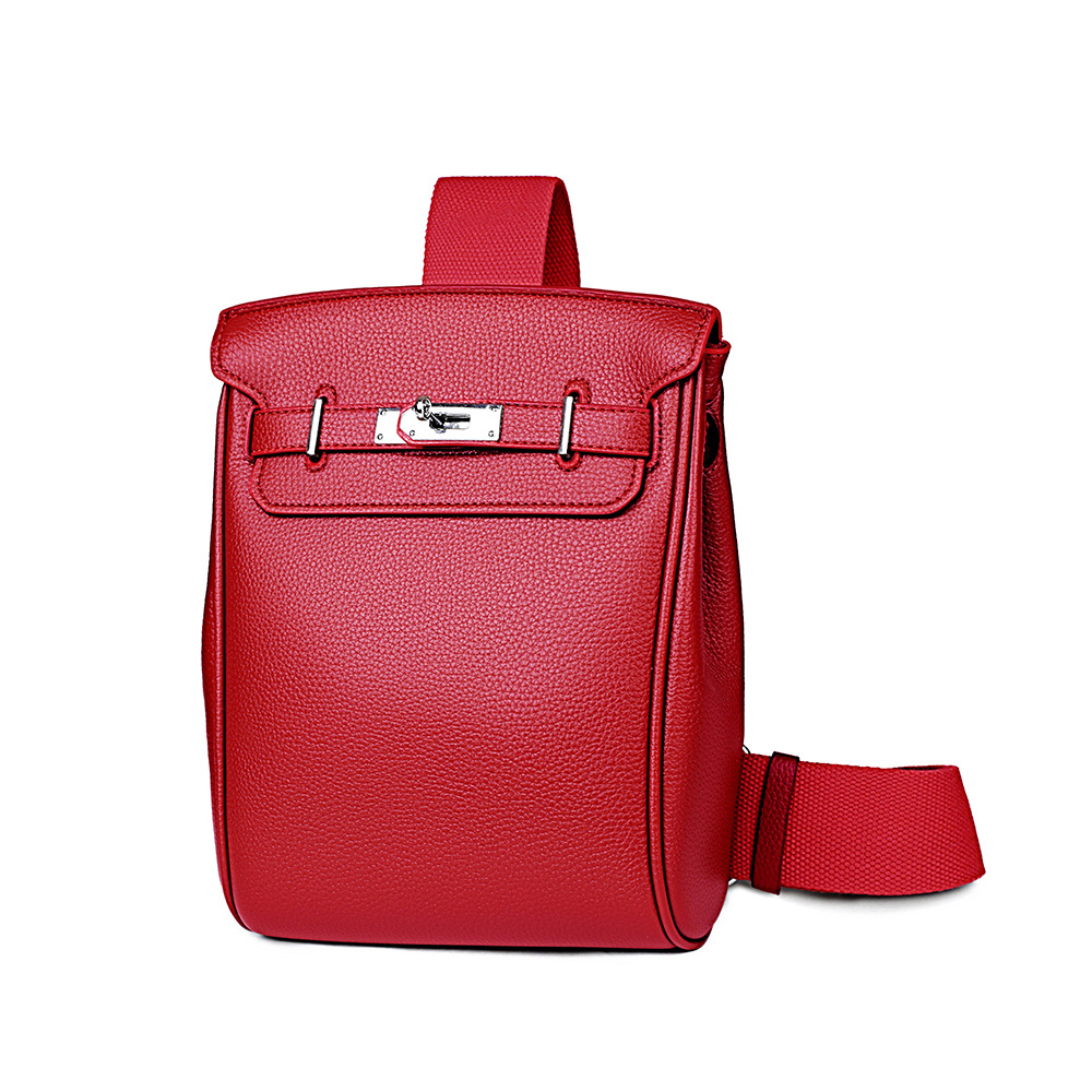 Hermes HAC a Dos Backpack PM Red Togo