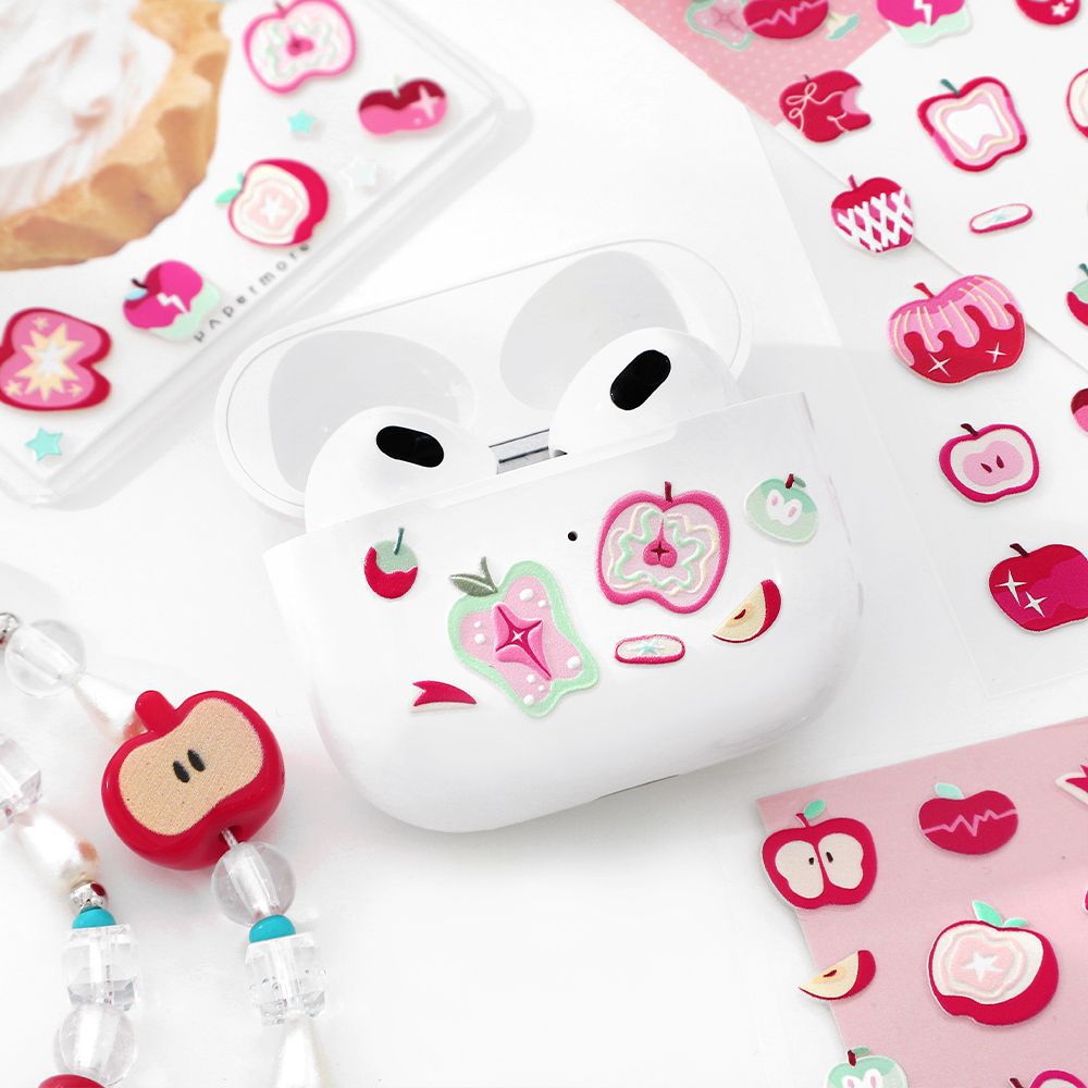 Infeel.Me pegatinas en relieve de la mañana y la noche, la segunda bomba, la tarjeta de niña, la cuenta de mano, el material de decoración de bricolaje, la cuenta de mano