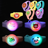 Flashing bracelet, cartoon electronic silica gel children's watch