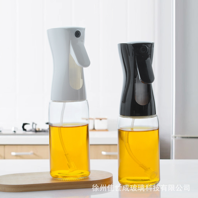 キッチンガラス噴射瓶キッチン家庭用空気揚げ鍋高圧霧化食用油オリーブ油噴霧噴射ポット|undefined