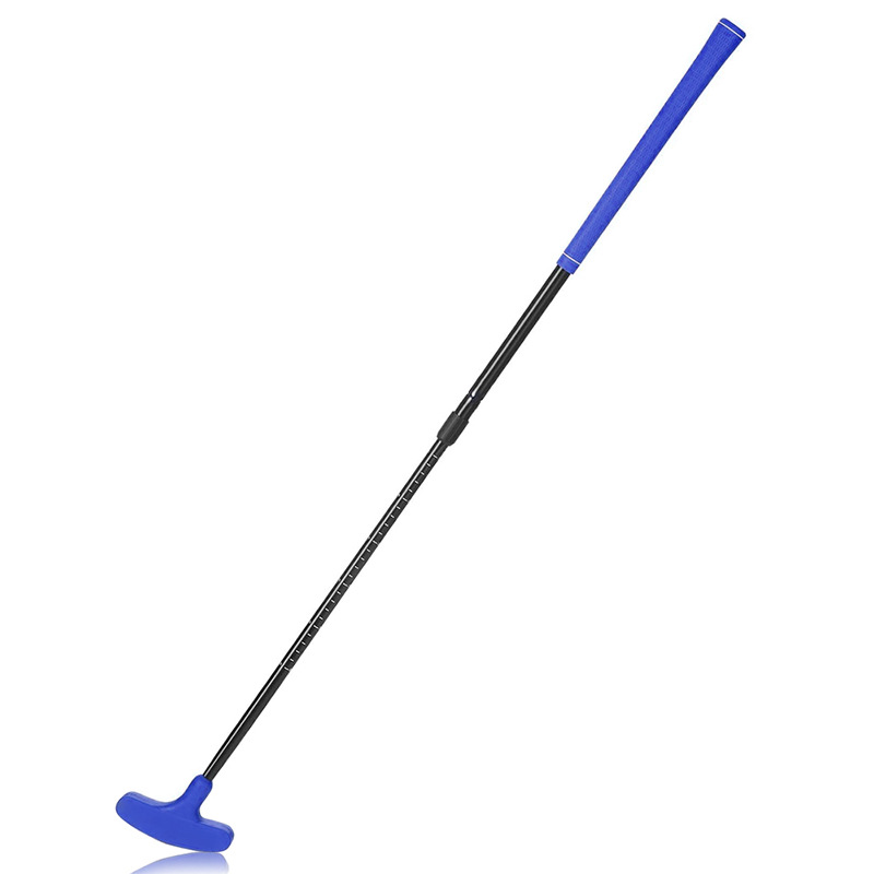 Black pole blue head