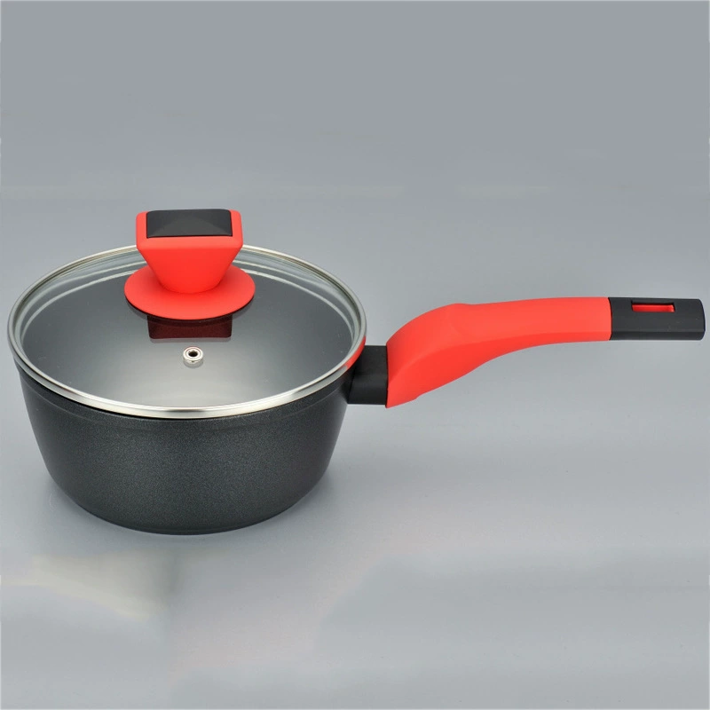 Посудная кастрюля из алюминиевого литья Mai riceite, подходит для жарки рыбы, отвар, гранитная несъёмная кастрюля, плоское дно, сковорода, рагу, суп