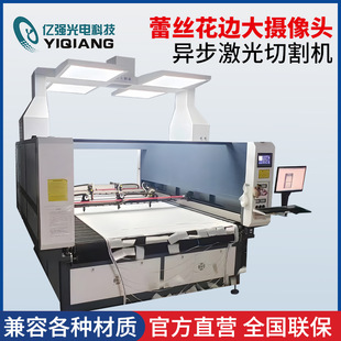 Lace Fully Automatic Plush Fabric Cutting Machine Positioning Large Camera Asynchronous Laser Cutting Machine
