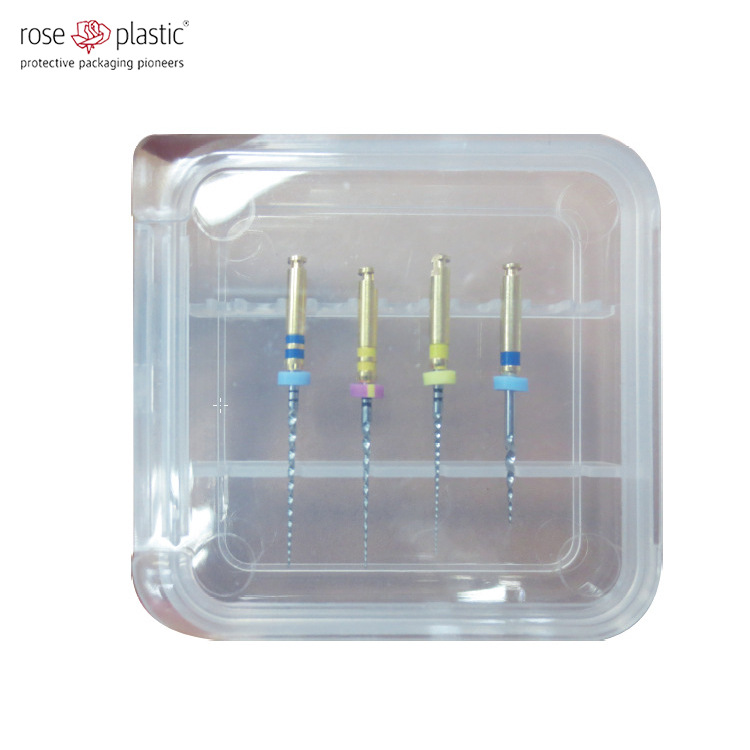 玫瑰塑胶厂家直供根管锉包装车针盒种植钉包装PP塑料盒 UB