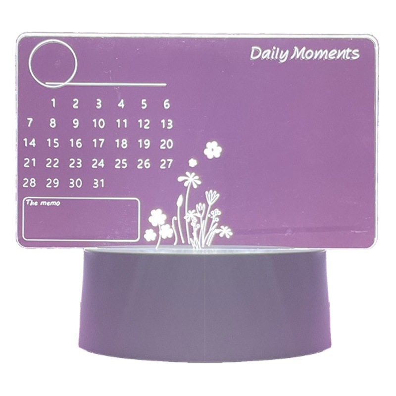 Acrílico noche luz lámpara de mesa creativa regalo cumpleaños empresa actividad regalo nota mensaje tablero escritura