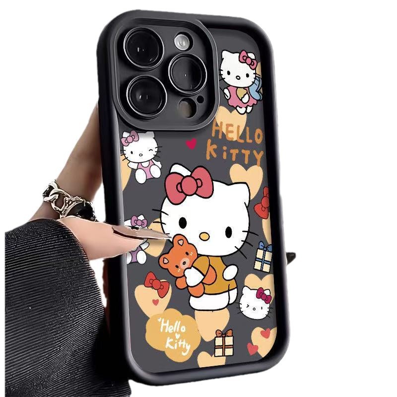 Funda para teléfono móvil iphone16 para Japón y Corea del Sur Apple 15promax/14 anti-caída 13pro12 dibujos animados 11 nuevo xr
