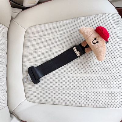 abdominal strangulation, suitable for driving in the: Car seat belt - black-anti-strangling-safety-belt-for-pregnant-women-red-beret-with-horns