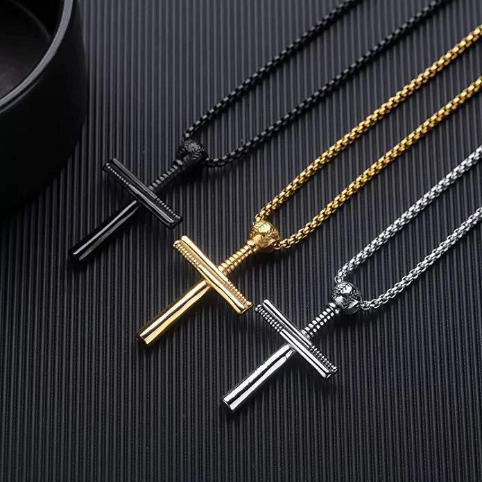 Fashionable baseball creative necklace