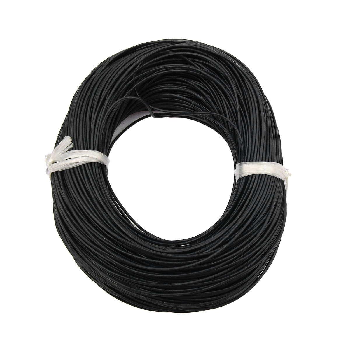 En stock al por mayor 1. 5mm color redondo cuerda de piel de vaca buena calidad DIY collar pulsera teléfono móvil cuerda accesorios de la joyería