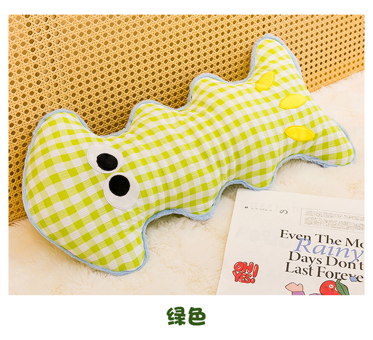 Cross-border dopamine fishbone plush pillow toy for children, long leg-hugging sleeping doll, gift for girls, wholesale