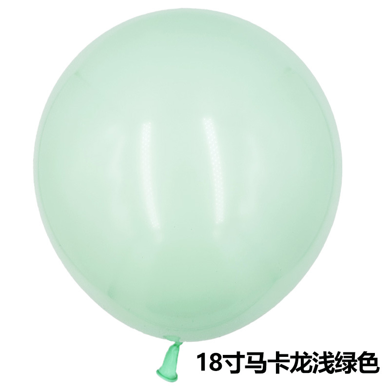 Globo de macarón al por mayor decoración escenario de diseño de confesión de boda espesa 18 pulgadas globo de látex