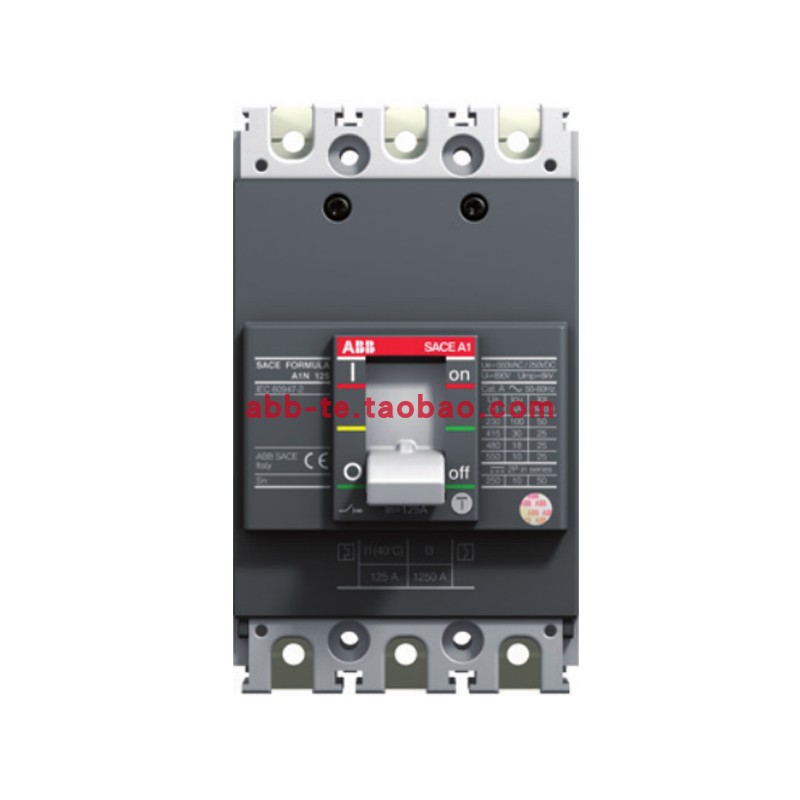 ABB交流MCCB塑壳断路器A1A125 TMF80/800 FF 3P；1SDA066518R1