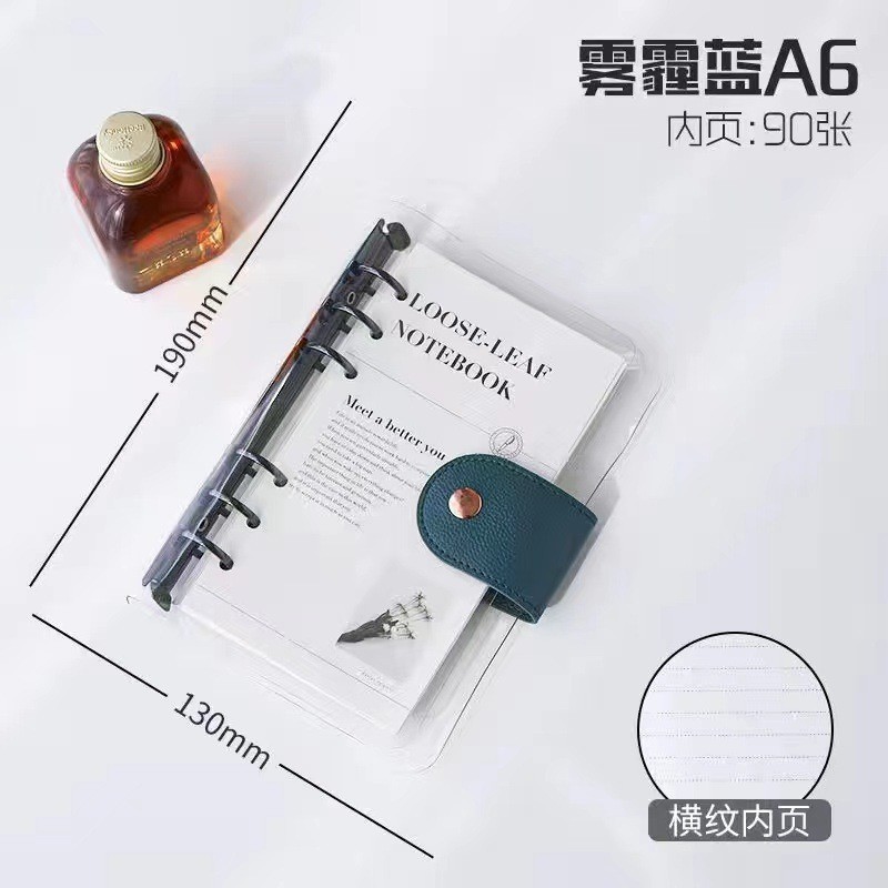 Carpeta negra A6 (sin núcleo interno)