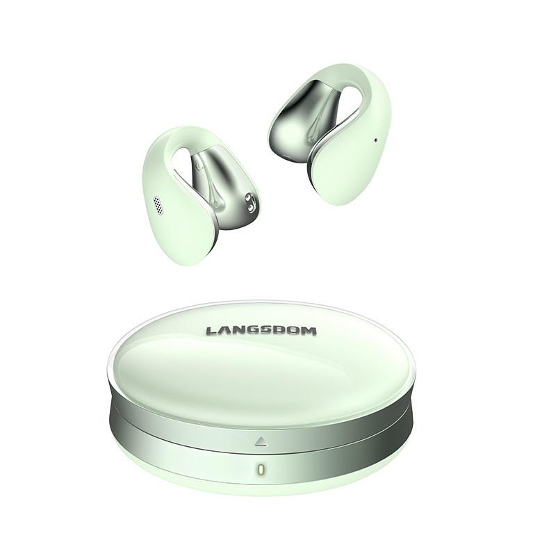Langston の新しい TS02 イヤークリップ Bluetooth ヘッドセット、スポーツ、痛みのない長時間使用、高解像度通話、ノイズリダクション Bluetooth ヘッドセット|undefined