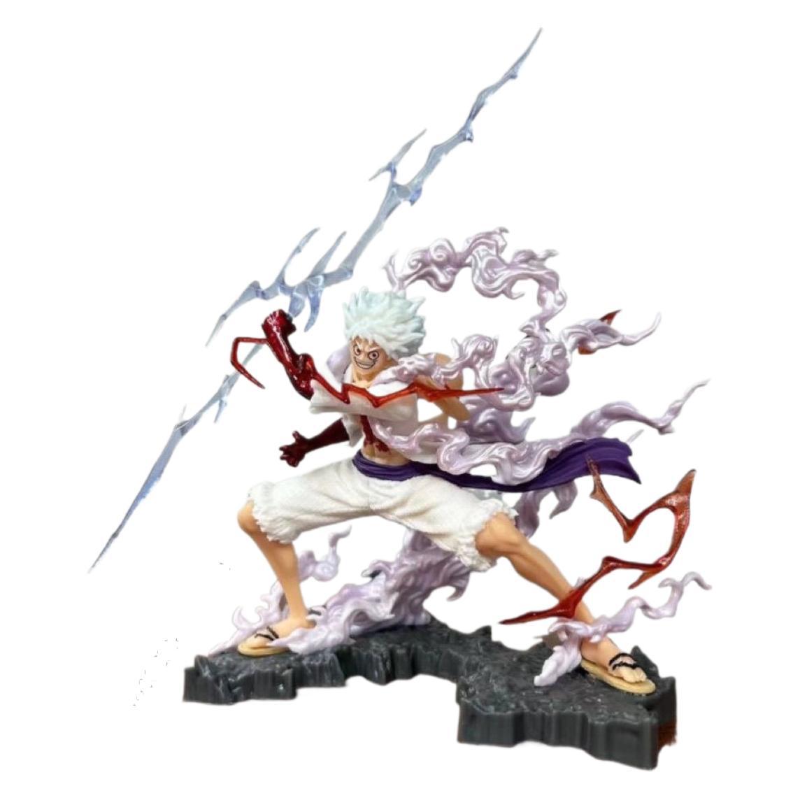 원피스 스몰 사이즈 윙크 니카 루페이 천둥과 번개 니카 애니메이션 모델 손으로 만든 동상 장식품 도매