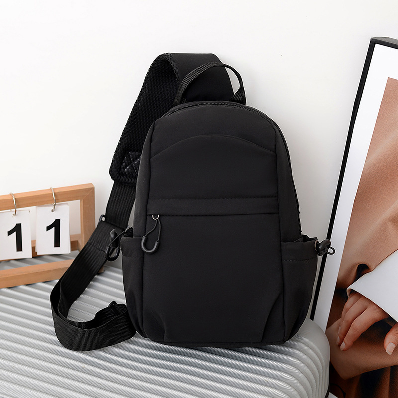 Multifunctional Sports Men's Bag, Business Commuting Student Backpack, Men's Chest Bag, Fashionable and Versatile Neck-Hanging Shoulder Crossbody Bag