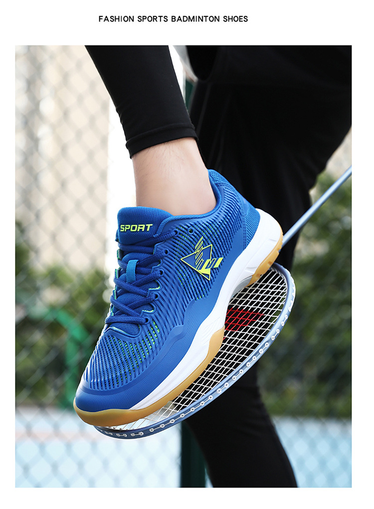 Zapatos de bádminton estilo pareja, competiciones deportivas de estudiantes jóvenes de entrenamiento profesional, zapatos de voleibol para mujeres, anti_voghion.com