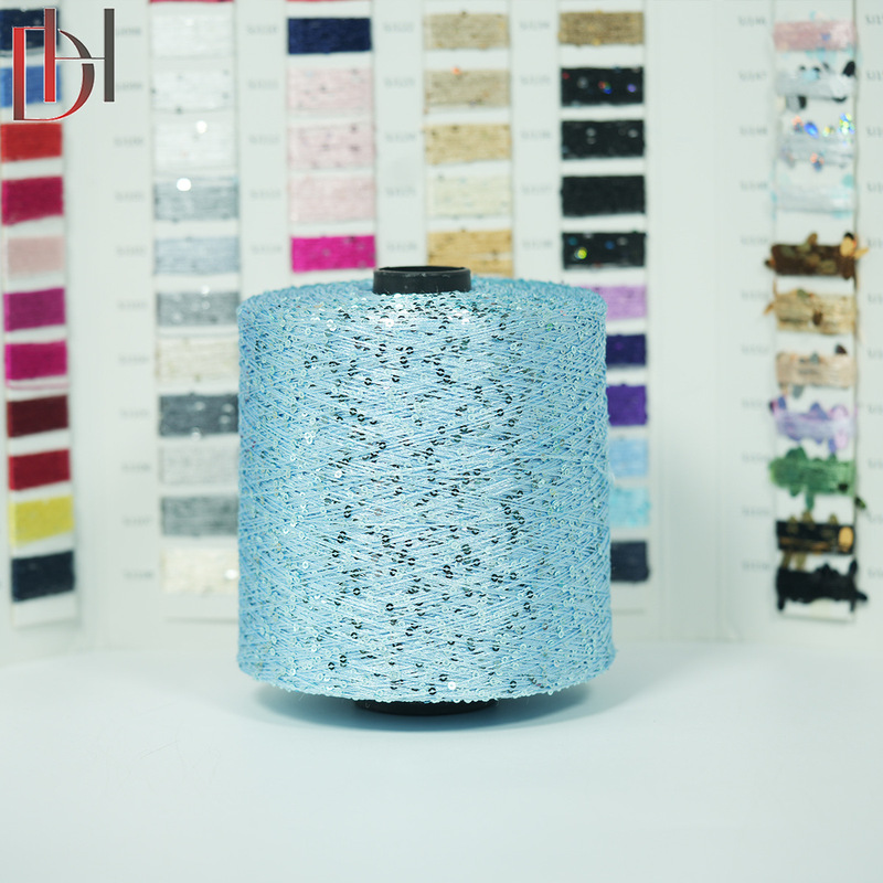 Trendy Internet-Famous All-Polyester Sequin Yarn Designer-Style French Dress Handmade DIY Creative Weaving Fancy Special Yarn