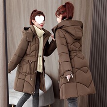新款棉服女中长款冬季羽绒棉衣ins时尚修身2025显瘦加厚外套棉袄