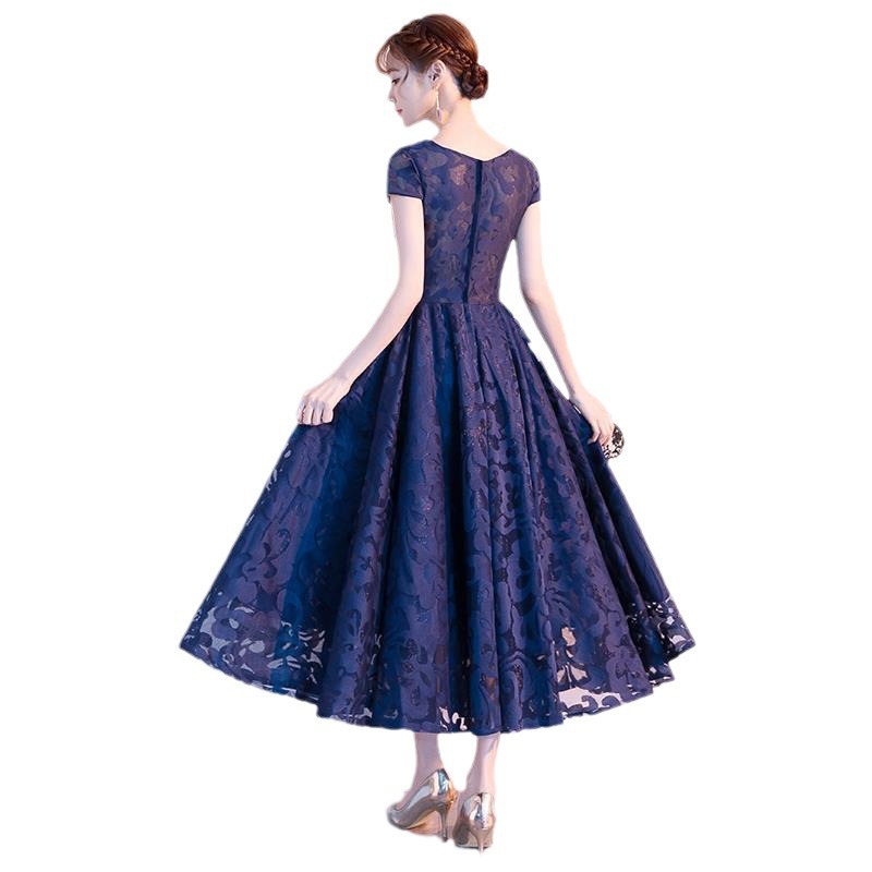 Vestidos de cóctel para comercio exterior que se pueden usar a diario, nuevos estilos elegantes para fiestas de mondinas 2026, vestidos de encaje sencillos y con estilo. image 7