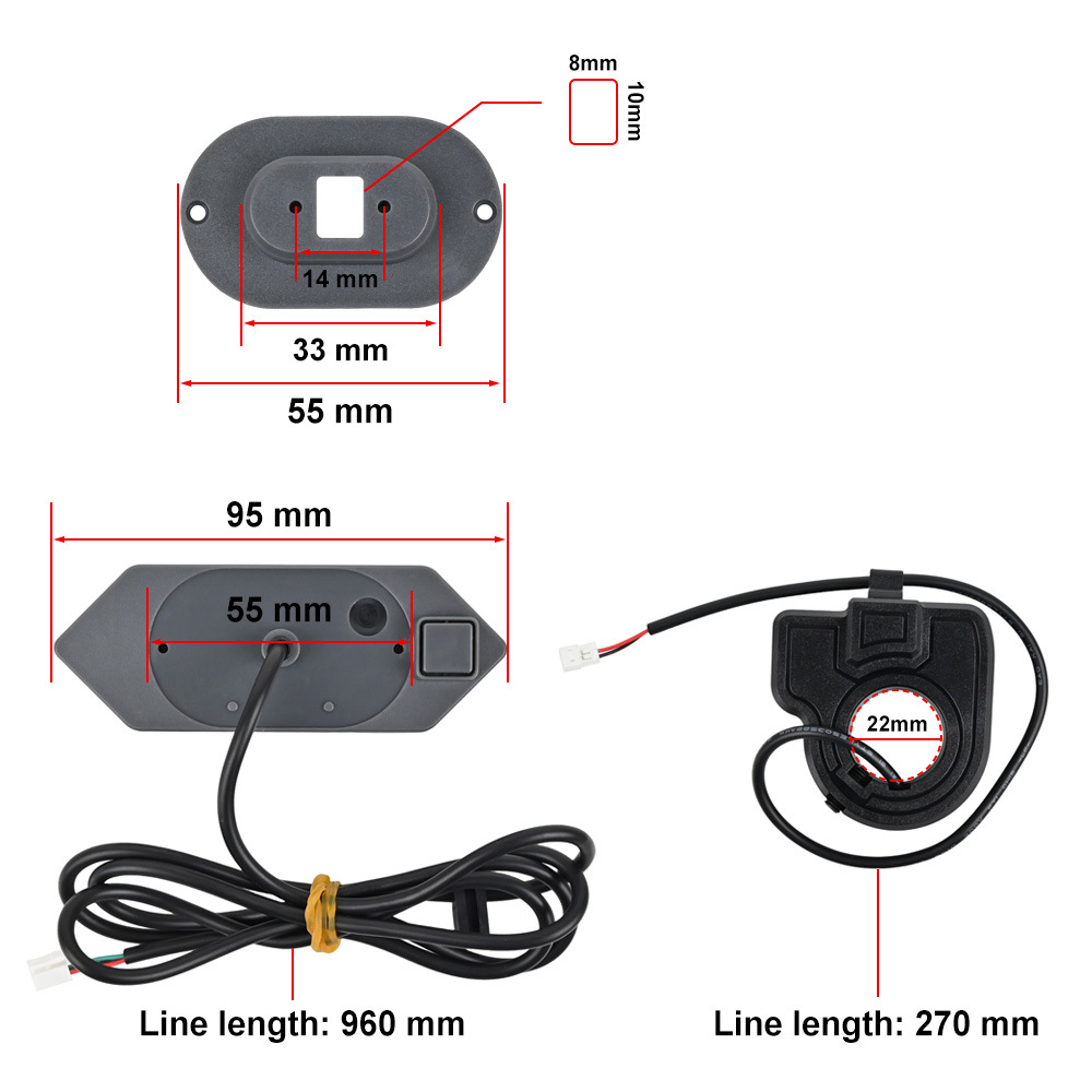 MAX G30 universal alarm turn signal set (simplified set)