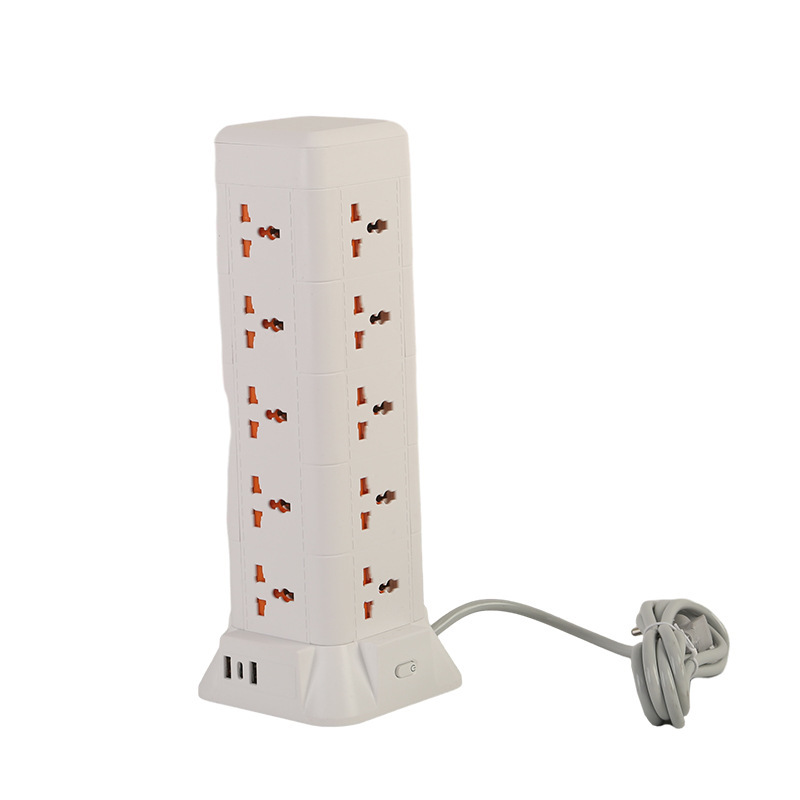 5 - capa torre 20 - bit jack estándar británico estándar europeo estándar americano 2USB + 1PD España Kenia Marruecos Curazao