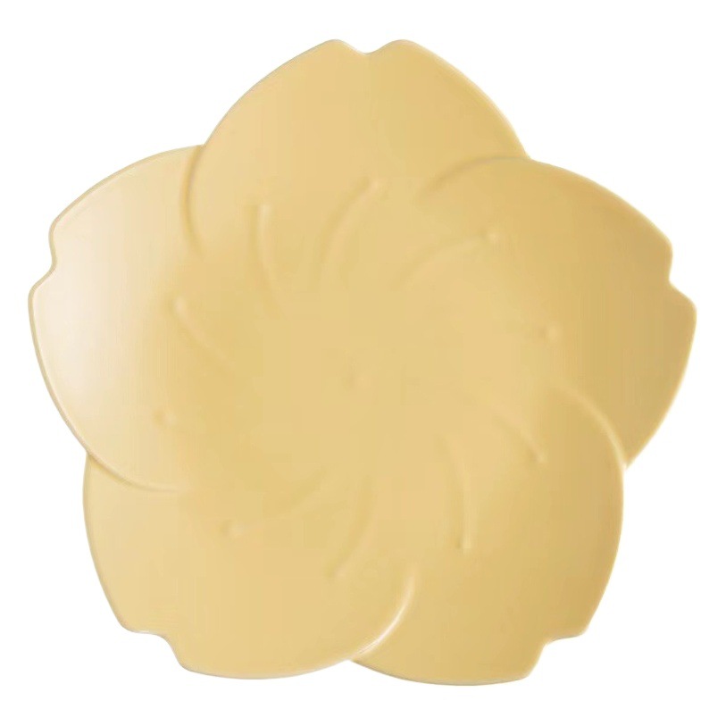 Tazón de postre de flores en línea celebridad estilo ins tazón de helado de alta apariencia creativa cerámica hogar tazón de yogur hogar plato de fruta