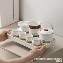 茶具套组2023新款家用中式陶瓷茶壶茶杯小全套功夫泡茶办公室轻奢