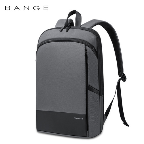 BANGE new backpack men's fashion lightweight computer bag casual expansion Oxford cloth men's bag backpack
