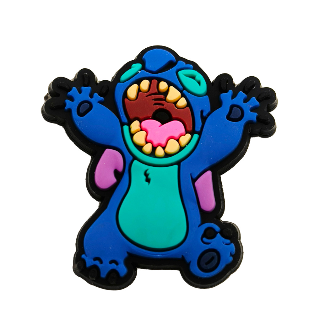 かわいい漫画スティッキシリーズ洞靴花pvcソフトガーデン靴diy装飾ボタン