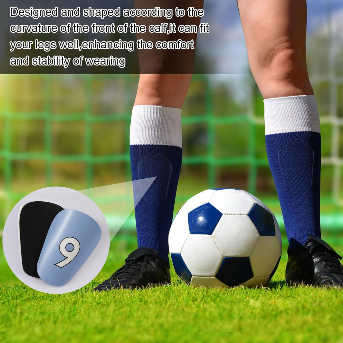 Shin Pads Football Shin Guard Calf Insert Student Insert Training Guard Plate Protective Gear Calf Protection_viptrois.com
