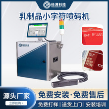 乳制品小字符喷码机外包装生产日期喷码流水线打印源头厂家现货