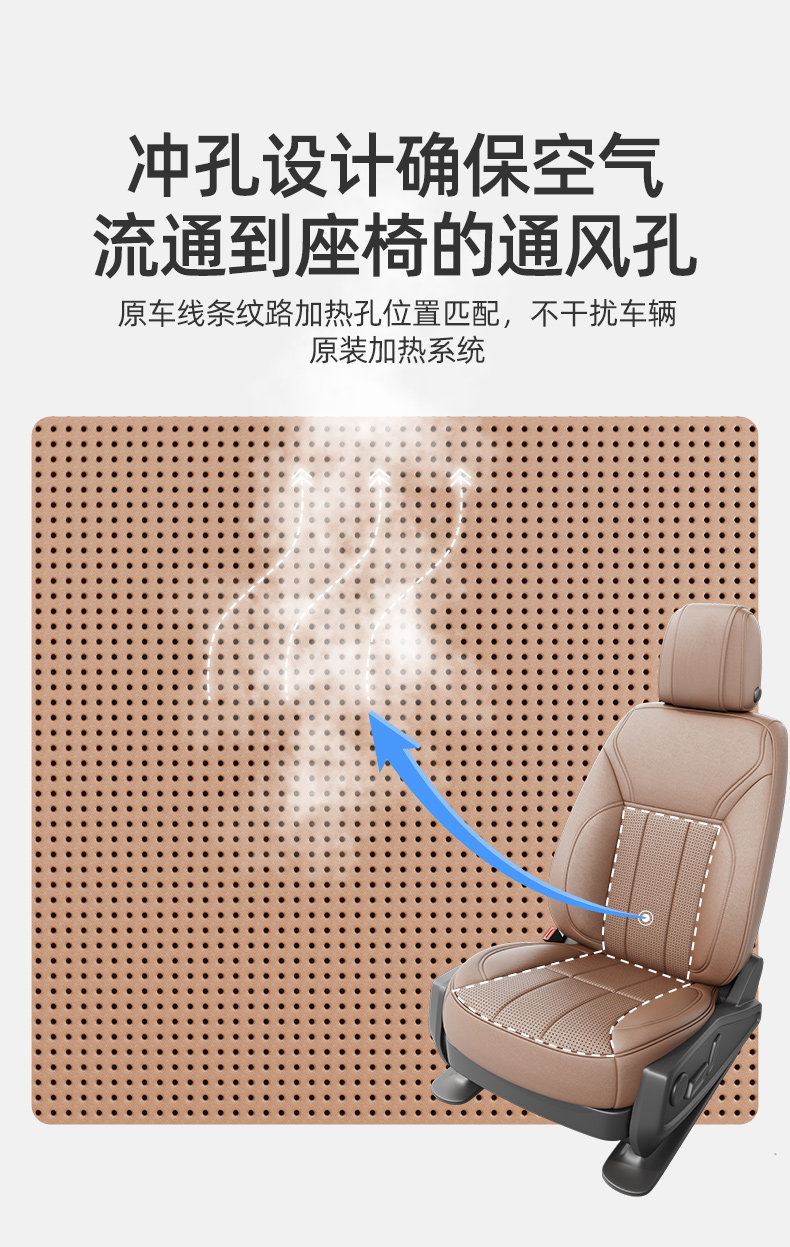 Volkswagen-Specific Leather Seat Covers for Lavida, Sagitar, Id.3, Tayron, Magotan, Passat, Tiguan L, Full Coverage All-Season Seat Covers