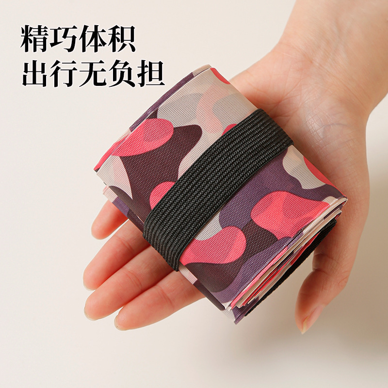 新型オックスフォード布手提げ折り畳み旅行カバン携帯環境保護荷物収納袋厚い布芸折り畳み防水袋|undefined