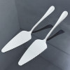 Stainless steel cake shovel triangle cheese shovel tooth pizza shovel birthday cake knife baking machine manufacturer wholesale