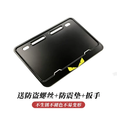 license plate border, resin material, Nömrə qabı - abs-pure-black-little-devil-with-cushion