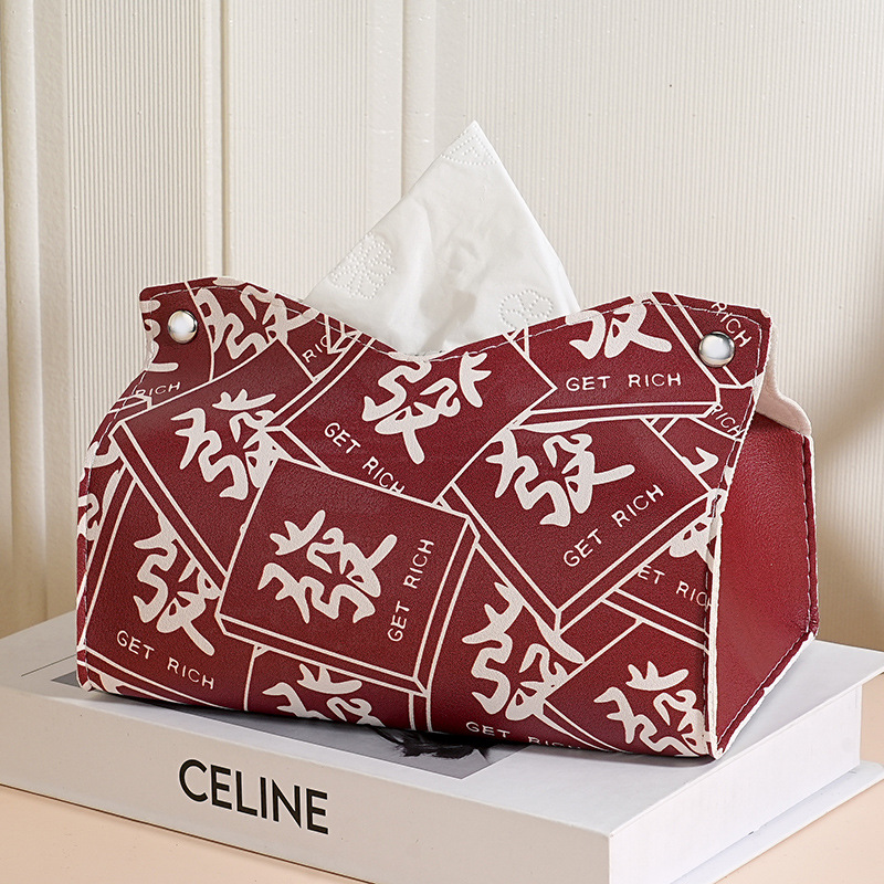 Caja de pañuelos de cuero para el hogar, caja de pañuelos universal para coche, caja de pañuelos para mesa de centro de sala de estar, caja de almacenamiento de pañuelos para uso doméstico.