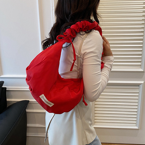 Minimalist Cloud Pattern Bag 2025 Versatile Large Capacity Underarm Niche Shoulder Crossbody Bag Fashion Pleated