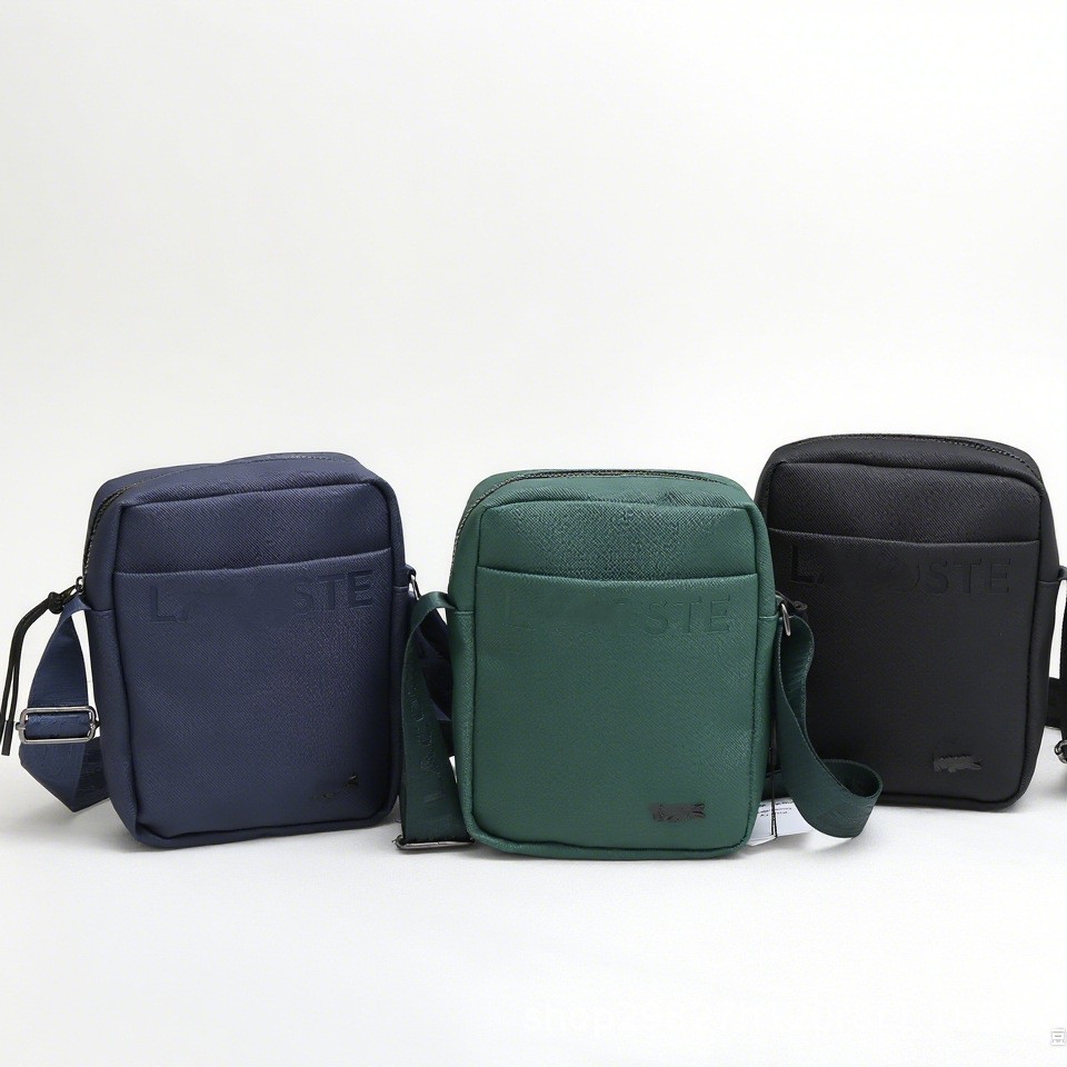 Cross-Border New Cross-Body Letter Men's Casual Bag Suitable for Commuting Outdoor Multi-Functional Bag Simple Portable Commuting Bag