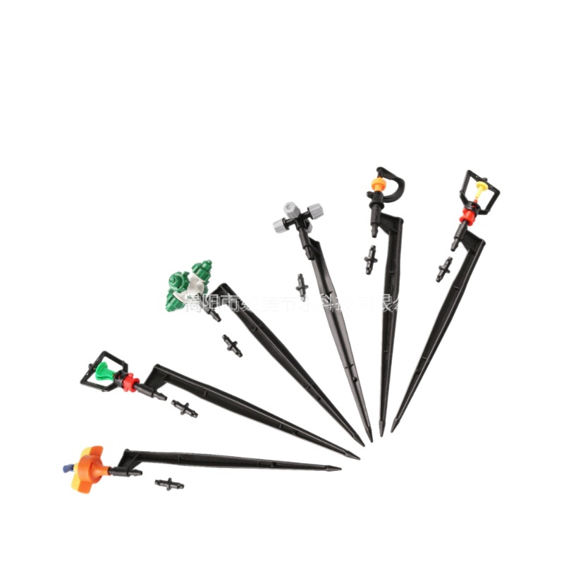 20 cm de varilla de inserción para inserción de micro pulverizador sin tubo capilar marco en forma de G 360 grados rotación automática atomización cruzada atomización