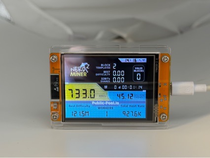 Nerdminer Btc Lottery Machine Solo Miner 2.8inch Large Screen Wireless Independent Operation for Home Use Silent Operation