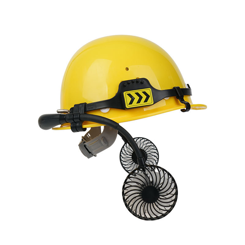 Casco de ventilador para refrigeración de verano para refrigeración de aire acondicionado casco de construcción casco de refrigeración recargable